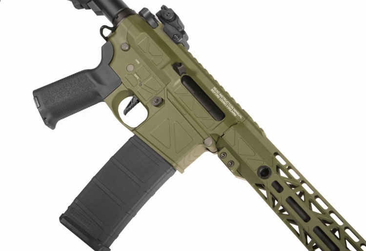 REPLIKA DELTA ARMORY FREYA R15 GEN.2 M-LOK 10inch OLIVE