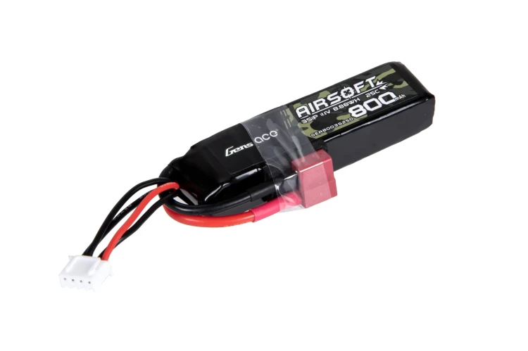 Bateria Gens Ace Li-Po 11.1v 800 mAh 25C T-Deans
