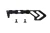 ALUMINIOWY CHWYT PRZEDNI JJ AIRSOFT TD MOD M-LOK CZARNY