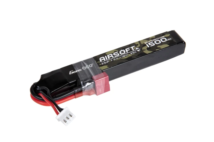 Bateria Gens Ace Li-Po 7.4v 1500 mAh 25C T-Deans