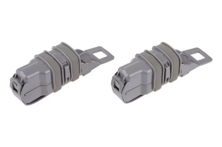 FMA ZESTAW 2 ŁADOWNIC FAST NA MAGAZYNKI PISTOLETOWE FOLIAGE GREEN