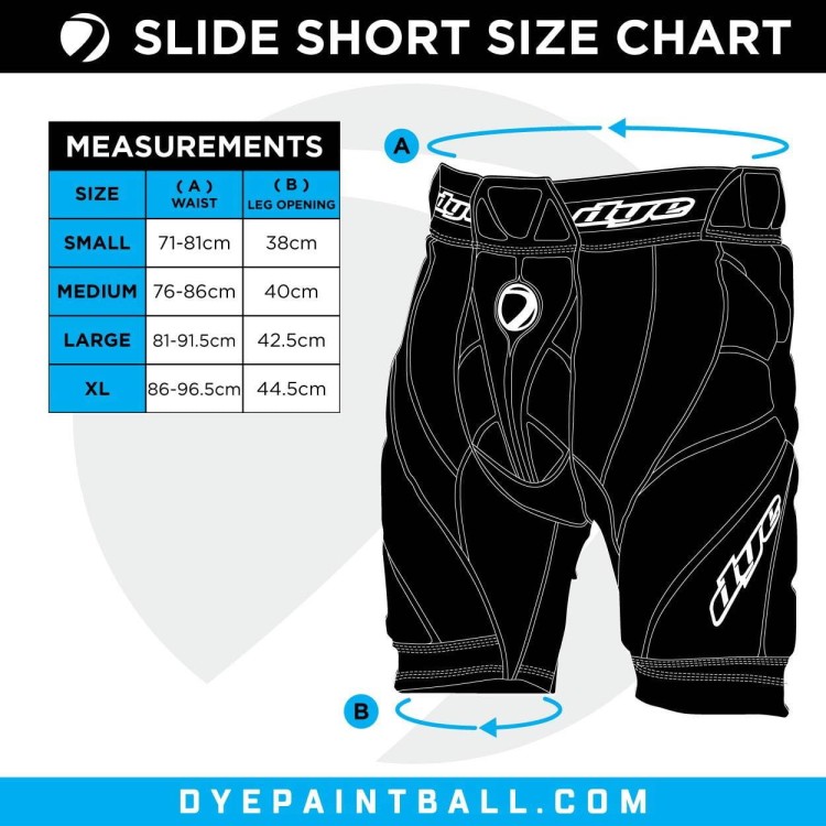 SPODENKI OCHRANIACZ DYE PERFORMANCE SLIDE SHORTS ROZMIAR XL