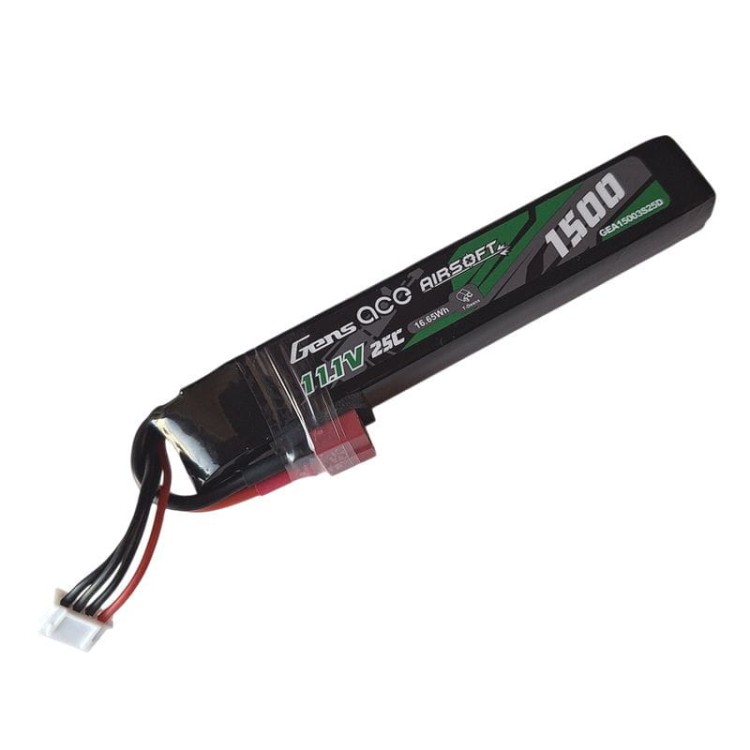 BATERIA GENS ACE LI-PO 11.1v 1500mAh 25C T-DEANS