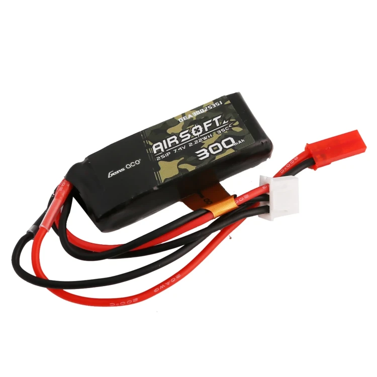 Bateria Gens Ace Li-Po 7.4v 300mAh 35C JST