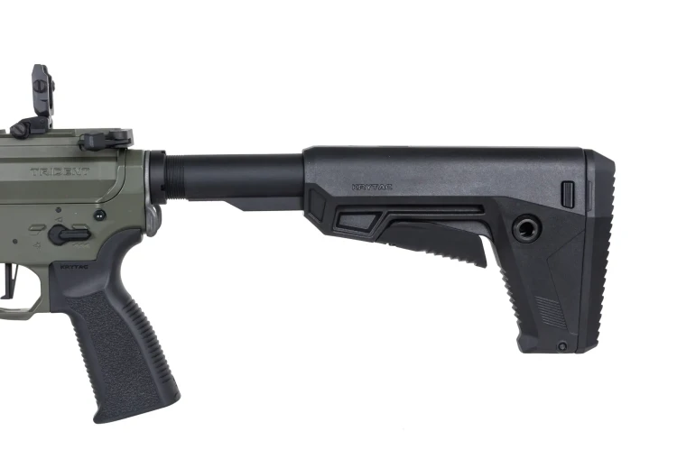 REPLIKA KRYTAC TRIDENT MK3 CRB-M FOLIAGE GREEN Z ROZŁOŻONĄ KOLBĄ