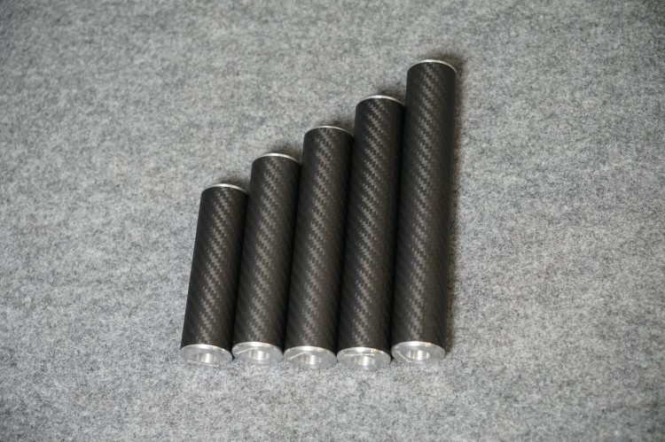 TŁUMIK KARBONOWY FI30 CW/CCW 14mm BY DEXTER RÓŻNE DŁUGOŚCI