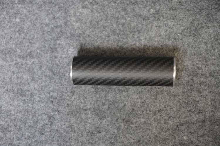 TŁUMIK KARBONOWY FI30 CW/CCW 14mm BY DEXTER 105mm