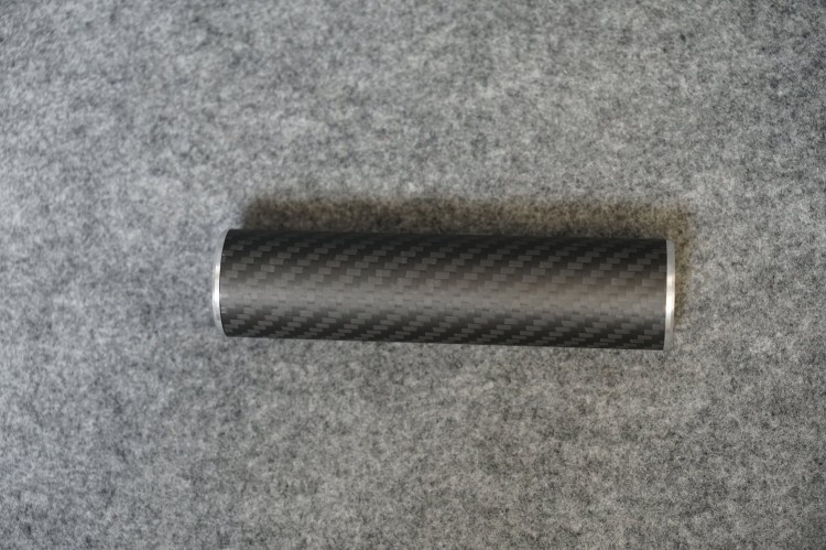 TŁUMIK KARBONOWY FI30 CW/CCW 14mm BY DEXTER 125mm