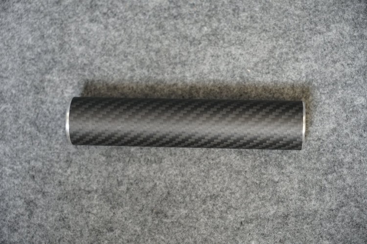 TŁUMIK KARBONOWY FI30 CW/CCW 14mm BY DEXTER 145mm