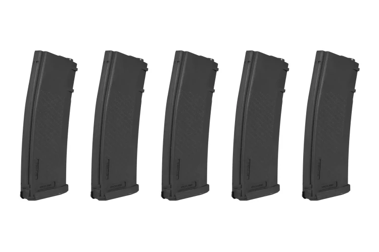 ZESTAW 5 MAGAZYNKÓW S-MAG MID-CAP 125 KULEK CZARNY