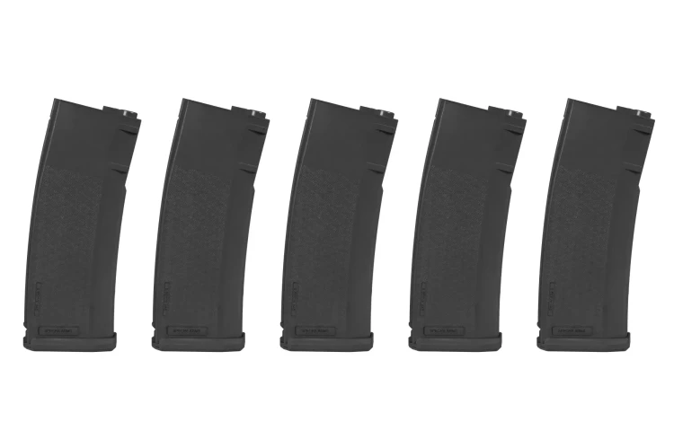 ZESTAW 5 MAGAZYNKÓW S-MAG MID-CAP 125 KULEK CZARNY