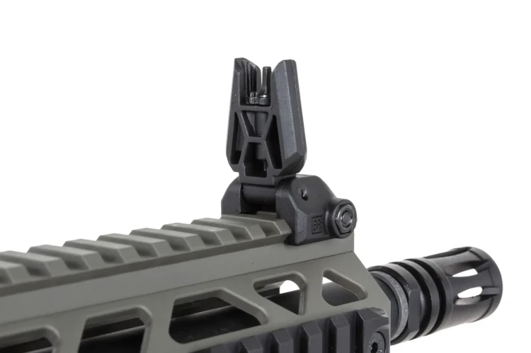 Replika Specna Arms SA-F08 Flex Gen.2 BLDC Oliwkowy przyrządy celownicze