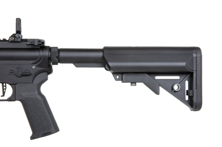 Replika Specna Arms SA-P21 Prime BLDC Aster II Czarny z rozłożoną kolbą