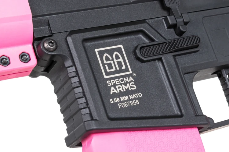 Replika Specna Arms SA-F04-RL Flex Różowy oznaczenia