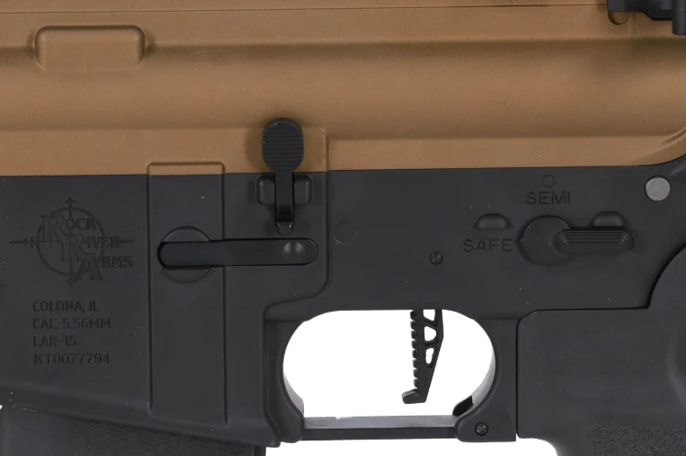 Replika Specna Arms SA-P25 Prime BLDC Aster II Chaos Bronze spust i oznaczenia