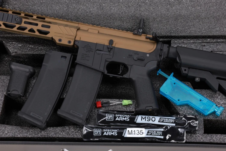 Replika Specna Arms SA-P25 Prime BLDC Aster II Chaos Bronze + akcesoria w zestawie