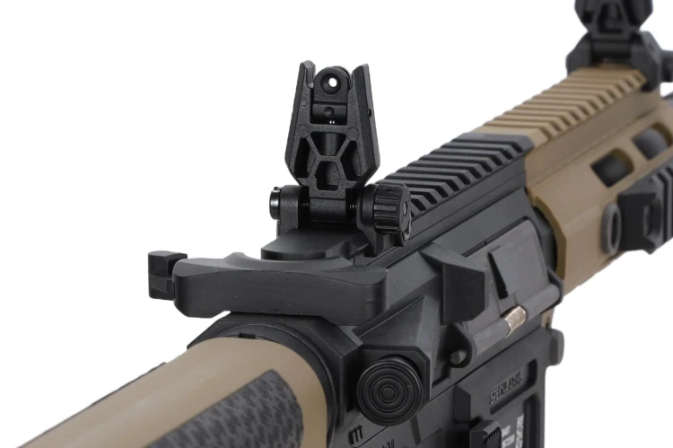 Replika Specna Arms SA-F04 Flex BLDC Half Tan rozkładane przyrządy celownicze