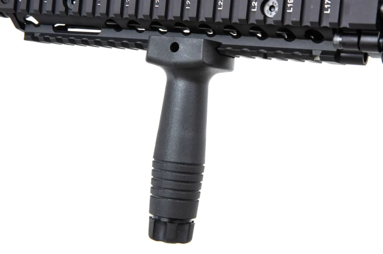 Replika Specna Arms SA-P19 Prime BLDC Aster II Black front z pionowym chwytem przednim