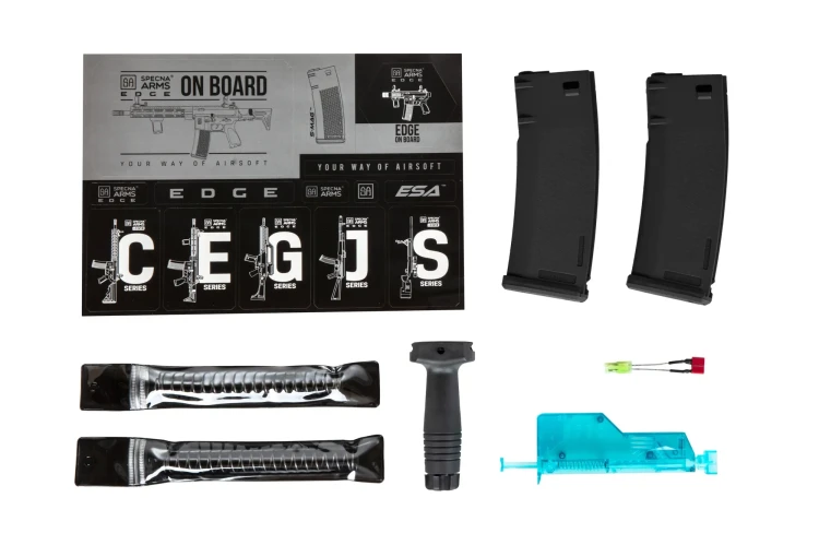 Replika Specna Arms SA-P19 Prime BLDC Aster II Black akcesoria w zestawie