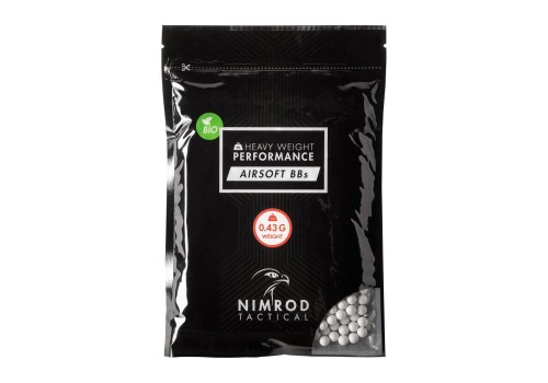Kulki Nimrod Professional Performance Bio 0.43g Paczka 1000 szt.