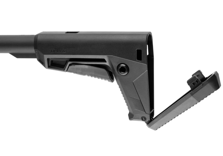 Replika Krytac Kriss Vector G2 V2 Dual Tone wysuwana kolba z miejscem na akumulator.