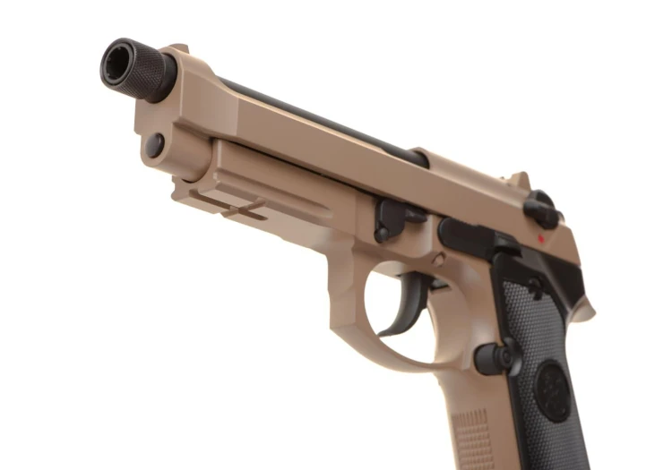 Replika KJ Works M9 A1 TBC Full Metal GBB Tan