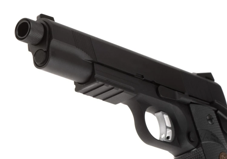 Replika KJ Works M1911 MEU TBC Full Metal GBB Black
