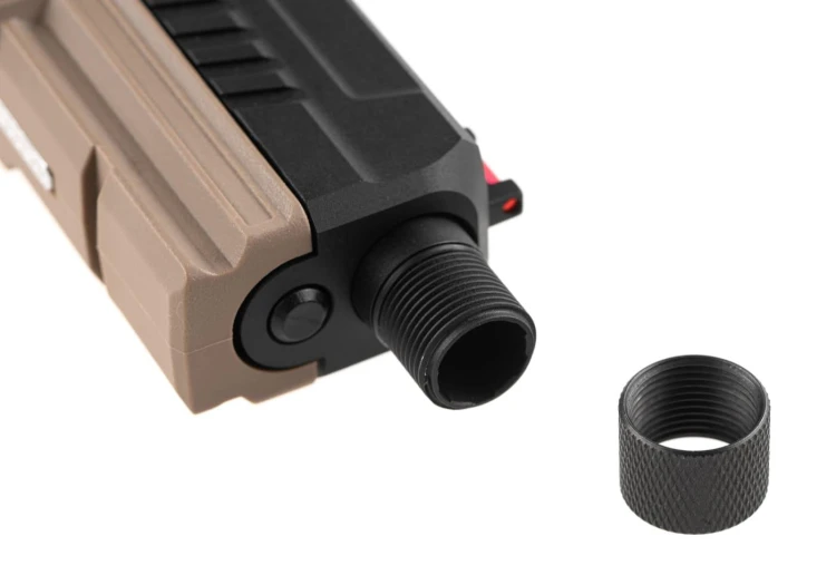 Replika KJ Works KP-13 TBC Metal Version GBB Tan front i gwint lufy