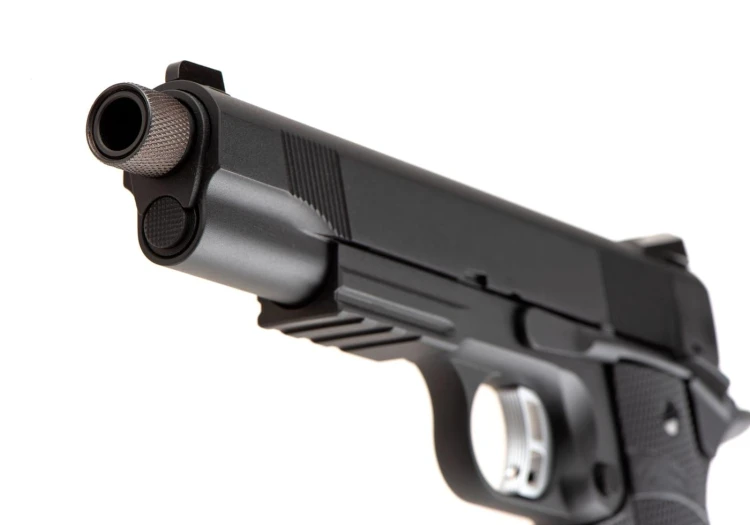 Replika KJ Works M1911 MEU TBC Full Metal Co2 Black
