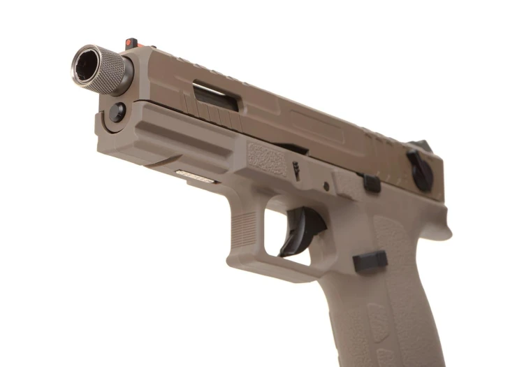 Replika KJ Works KP-13F TBC Full Auto Metal Version Co2 Tan