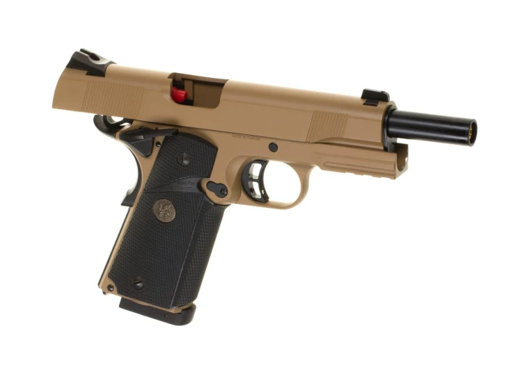 Replika KJ Works M1911 MEU Full Metal Co2 Tan