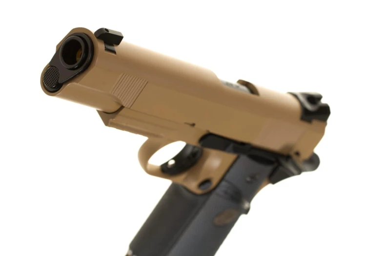 Replika KJ Works M1911 MEU Full Metal Co2 Tan