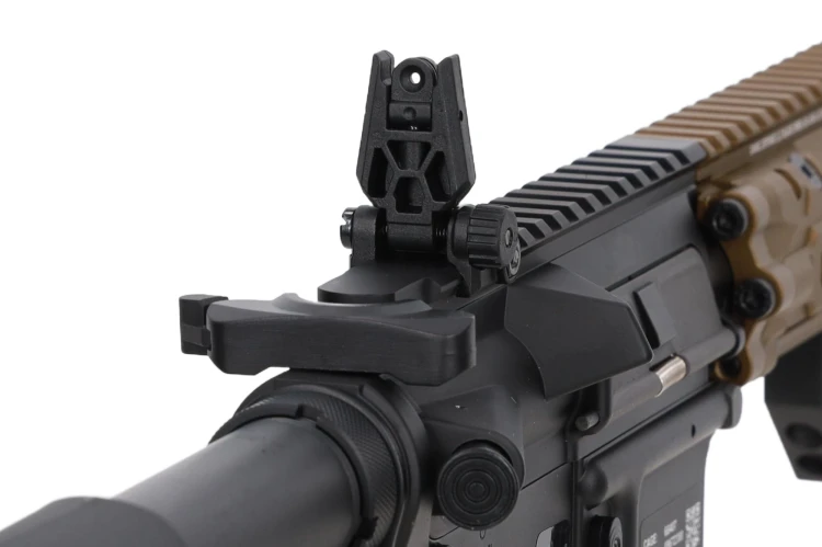 Replika Specna Arms Daniel Defense RIS III 12.5'' SA-P28 Prime BLDC Aster II ETU Chaos Bronze przyrządy celownicze