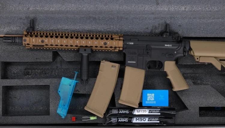 Replika Specna Arms Daniel Defense MK18 SA-P26 Prime BLDC Aster II Chaos Bronze