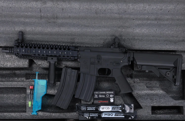 Replika Specna Arms Colt x Daniel Defense MK18 SA-P19 10.5'' Prime BLDC Aster II Czarny