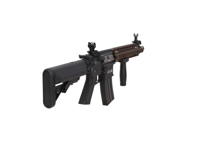 Replika Specna Arms Colt x Daniel Defense MK18 SA-P19 10.5'' Prime BLDC Aster II Chaos Bronze