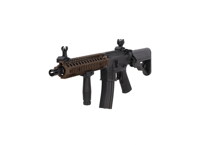 Replika Specna Arms Colt x Daniel Defense MK18 SA-P19 10.5'' Prime BLDC Aster II Chaos Bronze