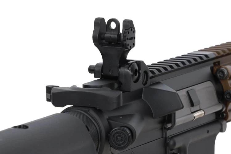 Replika Specna Arms Colt x Daniel Defense MK18 SA-P19 10.5'' Prime BLDC Aster II Chaos Bronze