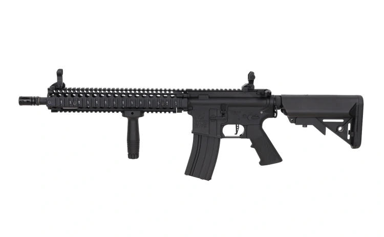 Replika Specna Arms Colt x Daniel Defense MK18 SA-P26 14.5'' Prime BLDC Aster II Czarny