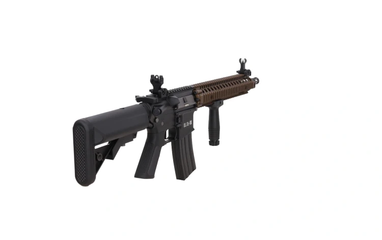 Replika Specna Arms Colt x Daniel Defense MK18 SA-P26 14.5'' Prime BLDC Aster II Chaos Bronze