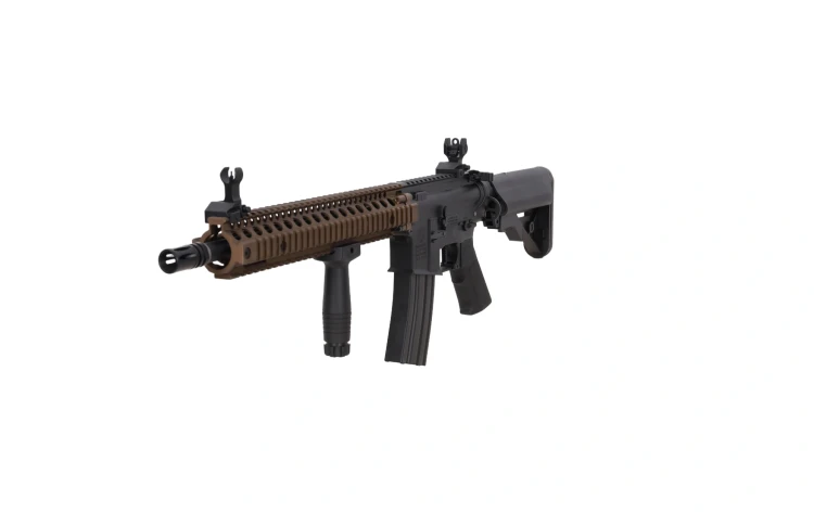 Replika Specna Arms Colt x Daniel Defense MK18 SA-P26 14.5'' Prime BLDC Aster II Chaos Bronze
